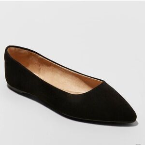 NWT - Corinna Black Ballet Flats with Memory Foam Insole: A New Day Size 6.5